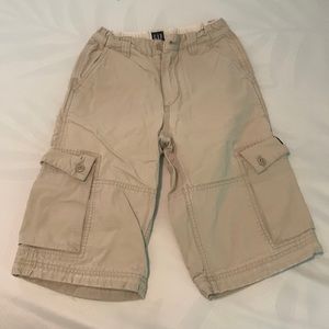 Tan Gap cargo shorts